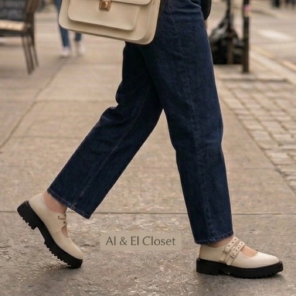 BC Footwear Shoes - BC Footwear Seek & Destroy Vegan Leather Platform Shoes Cream Size 9 New In Box